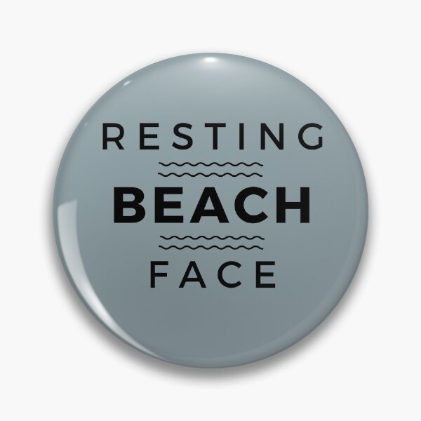 Item preview, Resting beach face designed and sold by H2O-Shop.