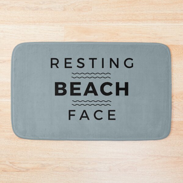 Item preview, Resting beach face designed and sold by H2O-Shop.