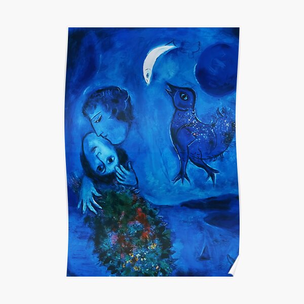Love Story Nuances de bleu Poster