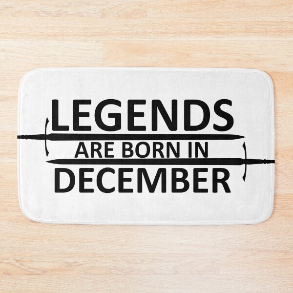 Item preview, Legends are born in December designed and sold by SocialMonster.