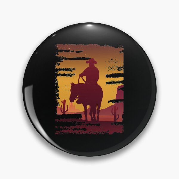 Item preview, Vintage Western Cowboy Retro Sunset designed and sold by Nikolanek.