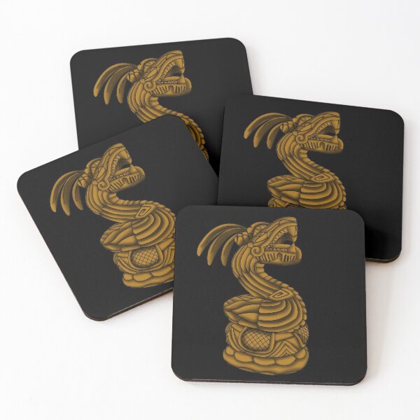 Item preview, Kukulkaan - Quetzalcoatl (gold) designed and sold by Mitnal.