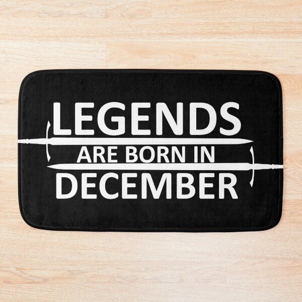 Item preview, Legends are born in December designed and sold by SocialMonster.