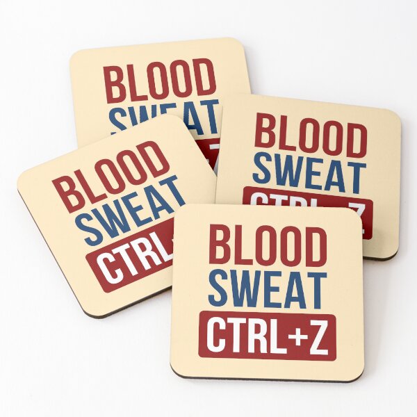 Item preview, Blood Sweat CTRL+Z designed and sold by artistkalpesh.