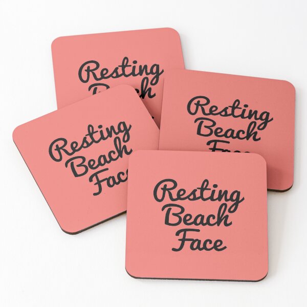 Item preview,  Resting beach face designed and sold by H2O-Shop.