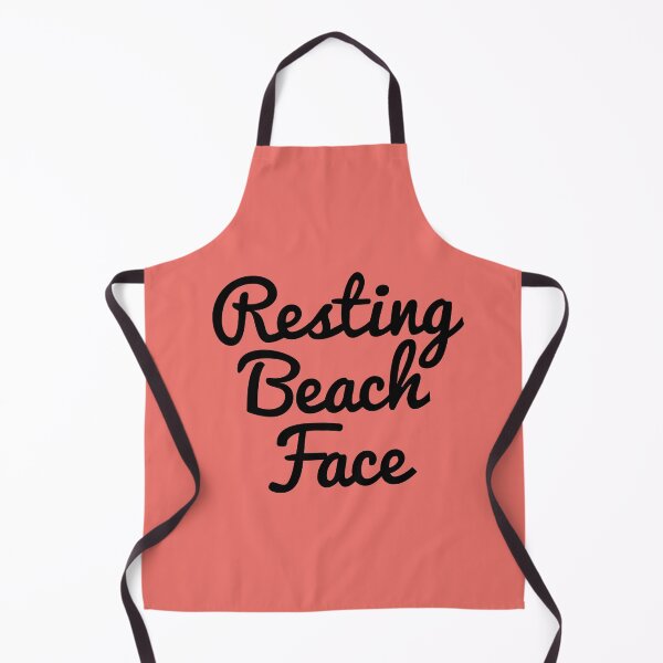 Item preview, Resting beach face designed and sold by H2O-Shop.