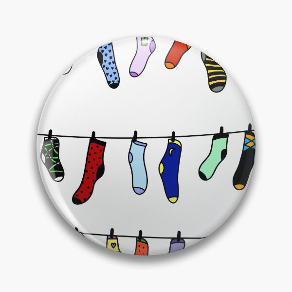 Item preview, Line of Fun Socks Sticker Pack designed and sold by MarssyMT.