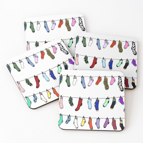 Item preview, Line of Fun Socks Sticker Pack designed and sold by MarssyMT.
