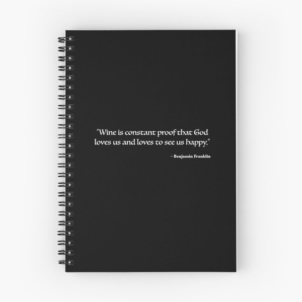 Item preview, Ben Franklin Wine Quote designed and sold by FunGuru.