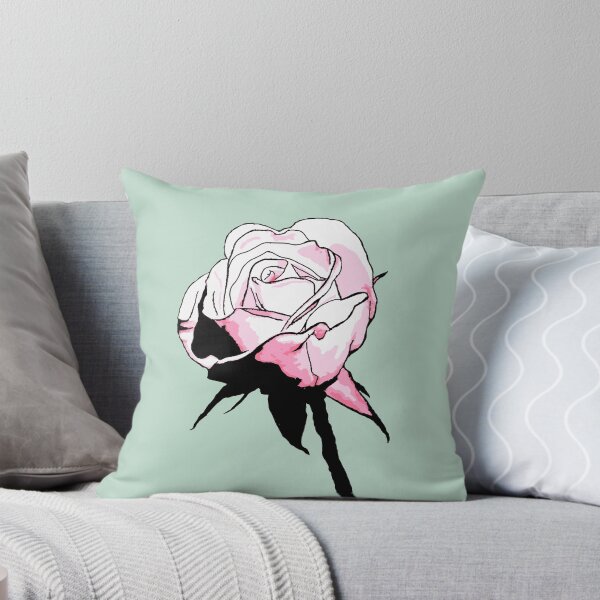 Item preview, Pink Rosebud Cartoon designed and sold by LastLittleBird.