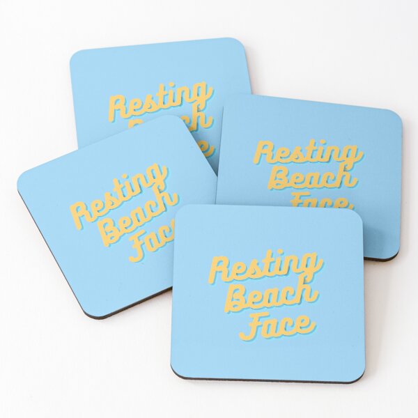 Item preview,  Resting beach face designed and sold by H2O-Shop.