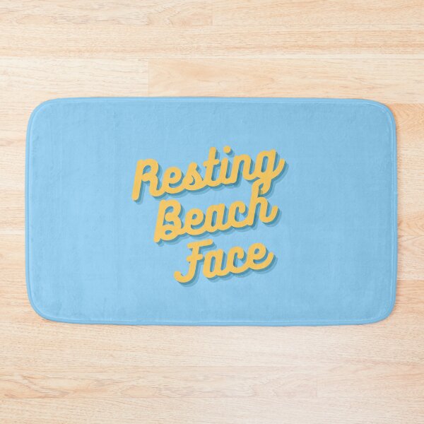 Item preview,  Resting beach face designed and sold by H2O-Shop.