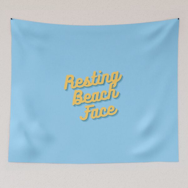 Item preview,  Resting beach face designed and sold by H2O-Shop.