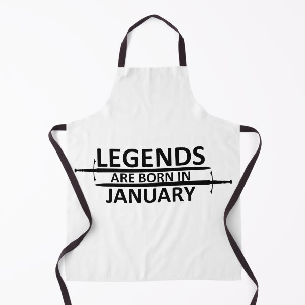 Item preview, Legends are born in January designed and sold by SocialMonster.