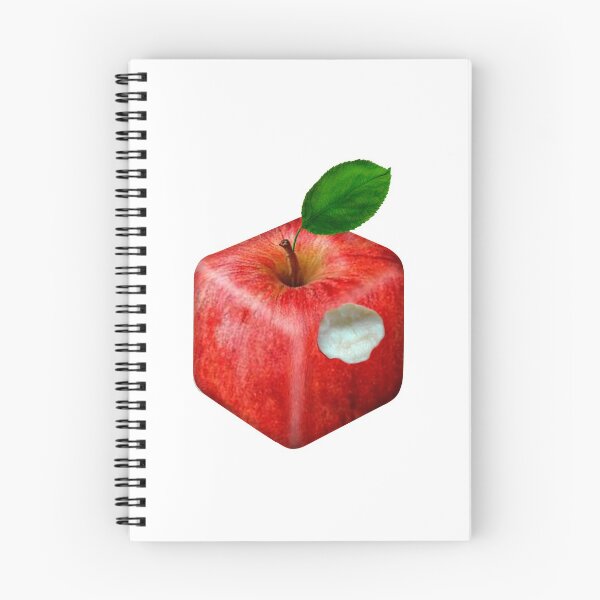 Item preview, An original square apple with a broken side designed and sold by Galina Kostyaeva.