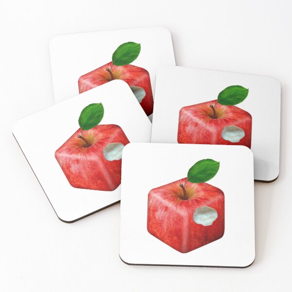 Item preview, An original square apple with a broken side designed and sold by Galina Kostyaeva.