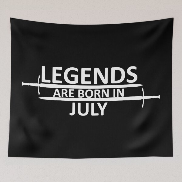 Item preview, Legends are born in July designed and sold by SocialMonster.