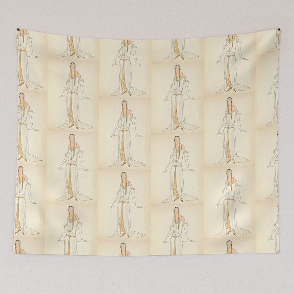 Item preview, Art Deco La Vie En Rose The Rosy Life High Fashion Lady Flapper designed and sold by 108dragons.