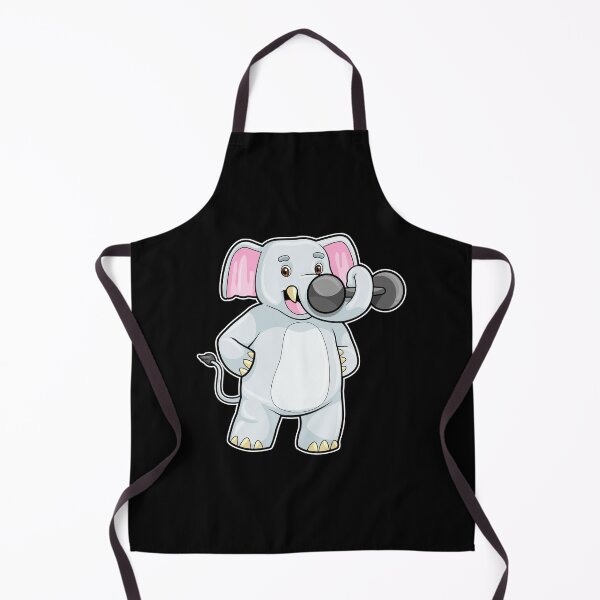 Item preview, Elephant at Strenght training with Dumbbell designed and sold by Snabdesign84.