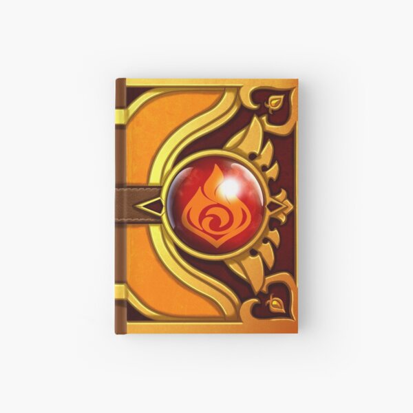 Genshin Impact Pyro Vision Catalyst | Journal Designs for Sale Hardcover Journal