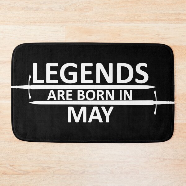 Item preview, Legends are born in May designed and sold by SocialMonster.