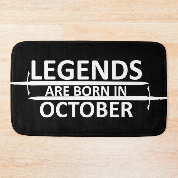 Item preview, Legends are born in October designed and sold by SocialMonster.