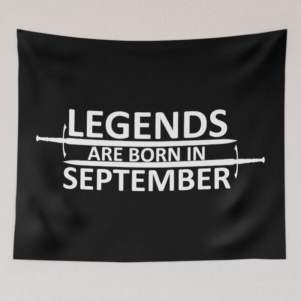 Item preview, Legends are born in September designed and sold by SocialMonster.