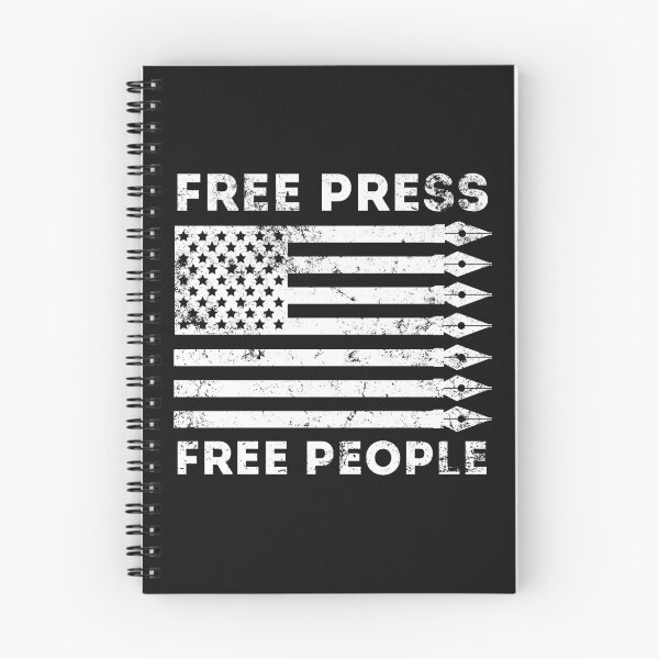 Item preview, Free Press Free People Pen US Flag designed and sold by curledup-cat.