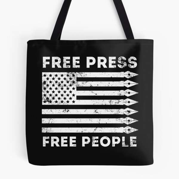 Item preview, Free Press Free People Pen US Flag designed and sold by curledup-cat.
