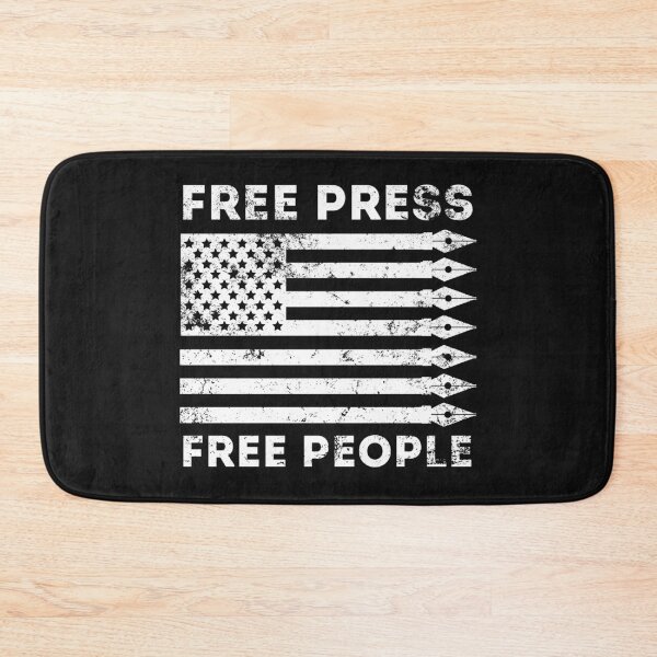 Item preview, Free Press Free People Pen US Flag designed and sold by curledup-cat.