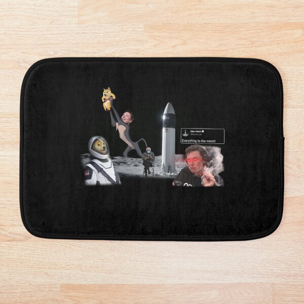 Item preview, ¡Todo a la Luna! Elon Musk Meme designed and sold by FunGuru.