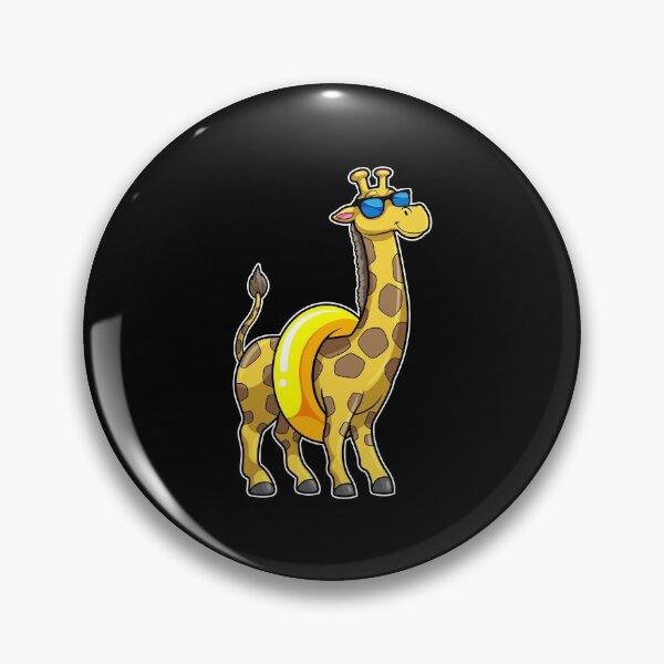 Artikelvorschau, Giraffe am Strand mit Schwimmring & Sonnenbrille entworfen und verkauft von Snabdesign84.