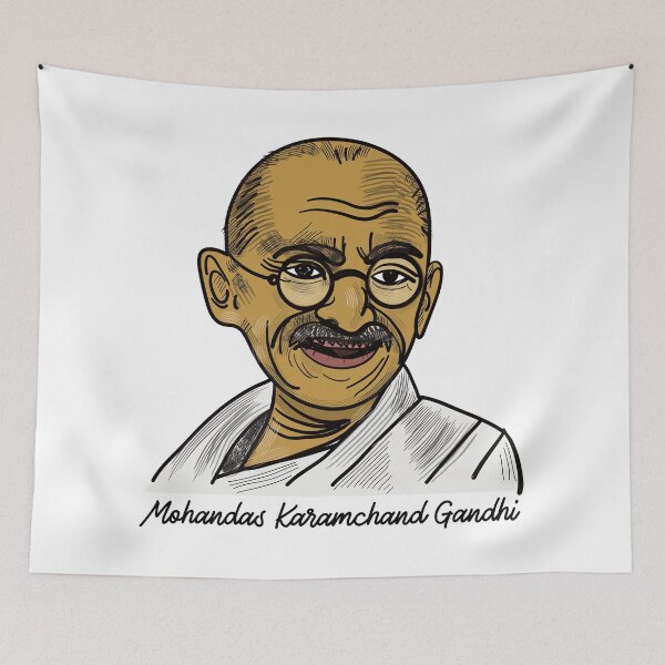 Item preview, Mahatma Gandhi t-shirt | Mahatma Gandhi poster  designed and sold by KARTICK DUTTA.