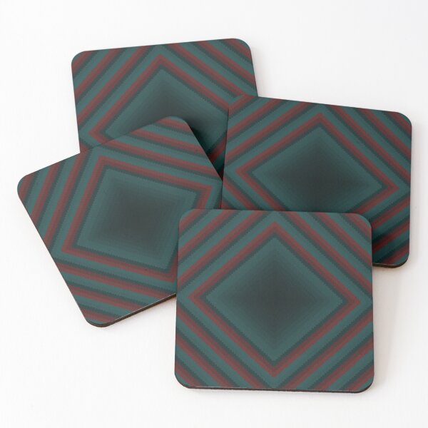 Item preview, Green and Maroon Diamond Pattern designed and sold by For the love of Pixels.