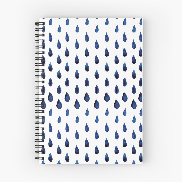 Item preview, Watercolor water droplets pattern illustration designed and sold by lettersbysid.