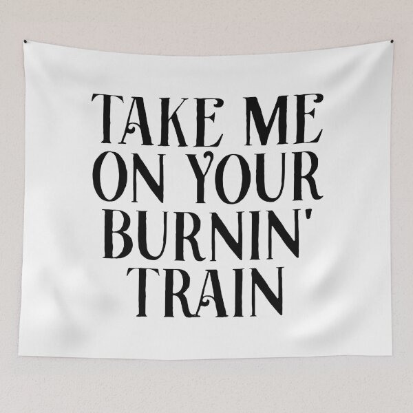 Item preview, Burning Train  designed and sold by RafaTakami.