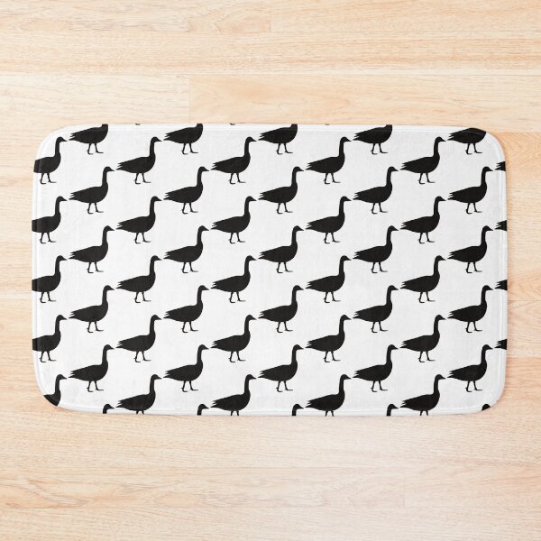 Item preview, canada geese white shower curtain,bathroom curtains,Shower curtains,extra long shower curtain,black and white shower curtain,abstract, modern designed and sold by eyesight4vision.