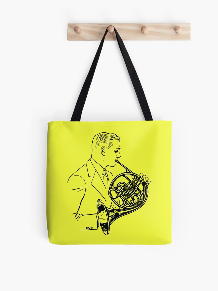 Thumbnail 1 von 2, Stofftasche, Waldhornspieler designt und verkauft von iTrending.