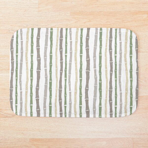 Item preview, Bamboo forest green pattern on white background designed and sold by shushunya13.