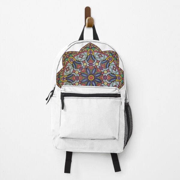 Item preview, Mandala Flower of Fortune and Health in Watercolor Colors designed and sold by chicsignzodiac.
