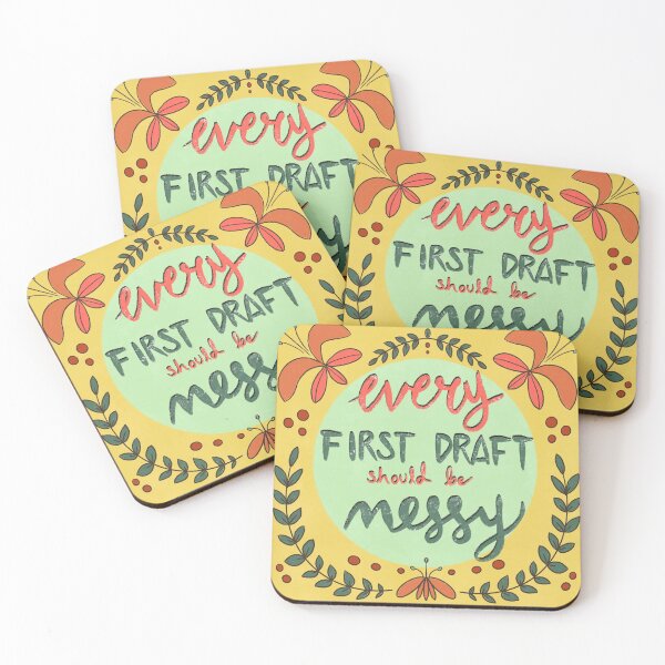 Item preview, Every First Draft Should Be Messy  designed and sold by twintabbies.