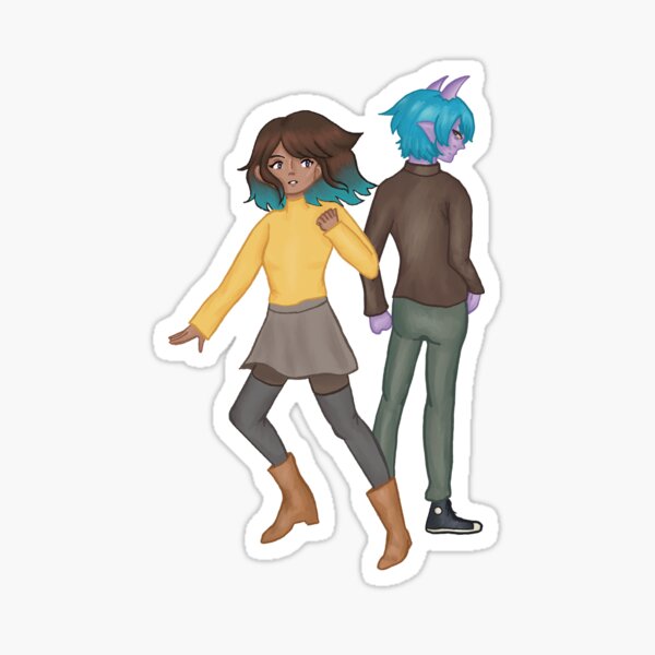 Maia & Emet Sticker