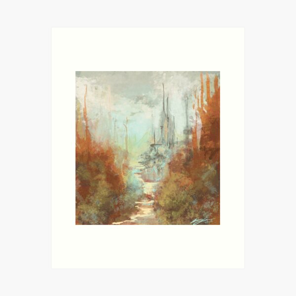 Floating Castle Art Print