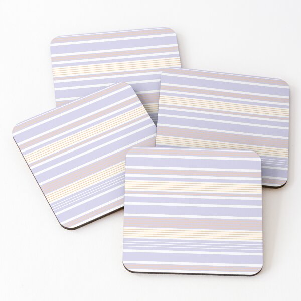 Item preview, Purple Violet Yellow White Horizontal Stripes (Stripes1_c9) designed and sold by Mimi Huang.