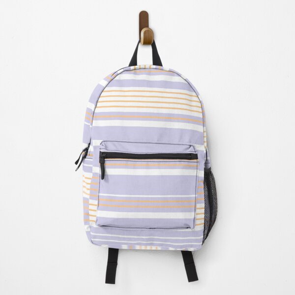 Item preview, Purple Violet Yellow White Horizontal Stripes (Stripes1_c9) designed and sold by Mimi Huang.