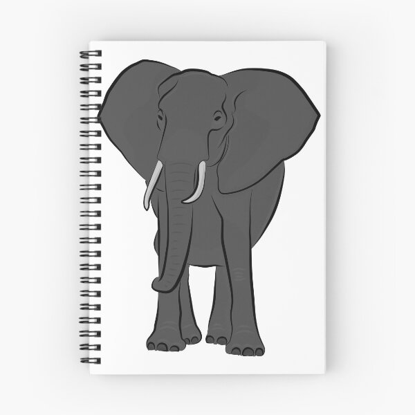 Item preview, African elephant designed and sold by The Sleepy Monito.