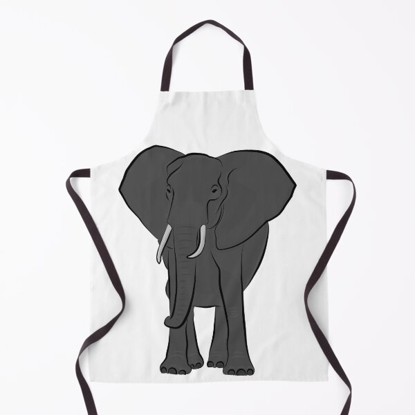 Item preview, African elephant designed and sold by The Sleepy Monito.