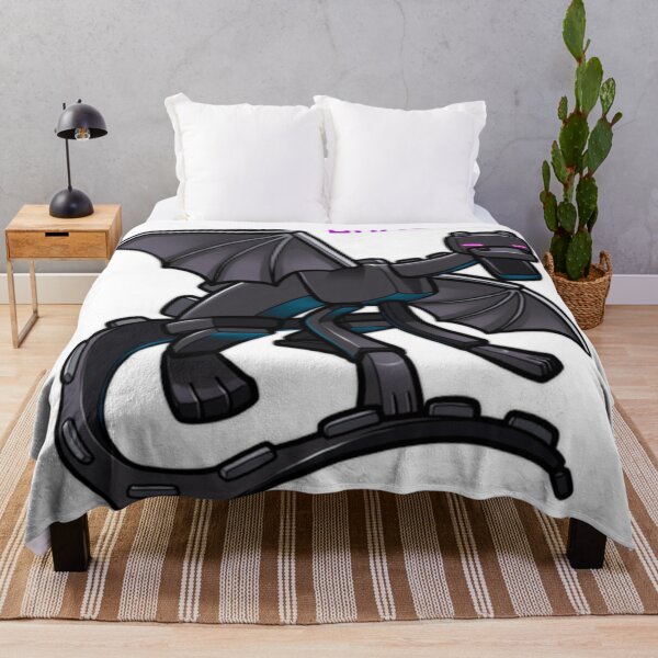 minecraft ender dragon Throw Blanket
