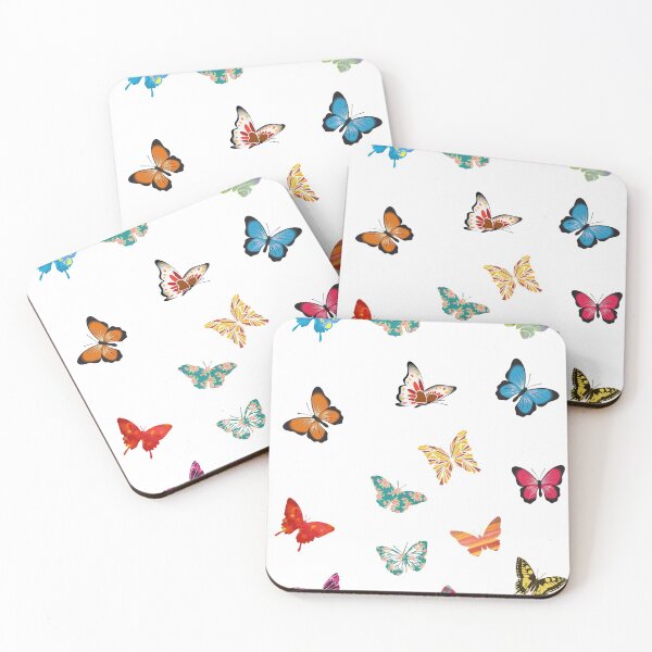 Item preview, Pretty Butterflies Design. Simple butterfly images on white background designed and sold by Artsy Boulevard.
