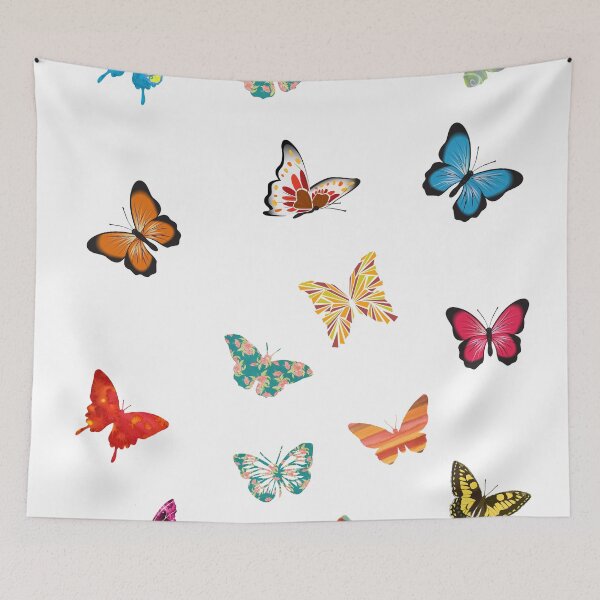 Item preview, Pretty Butterflies Design. Simple butterfly images on white background designed and sold by Artsy Boulevard.